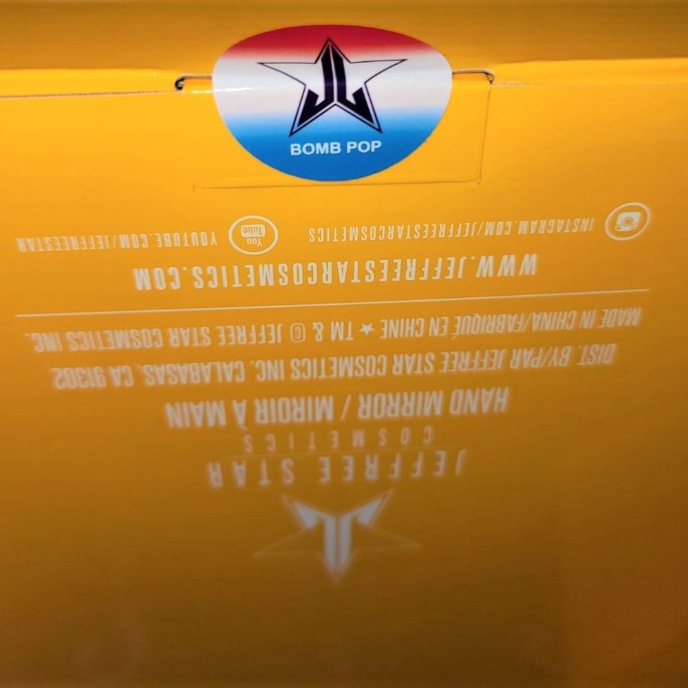 JEFFREE STAR BOMB POP MIRROR ❤️🤍💙 SEALED! NEW! - Picture 3 of 9